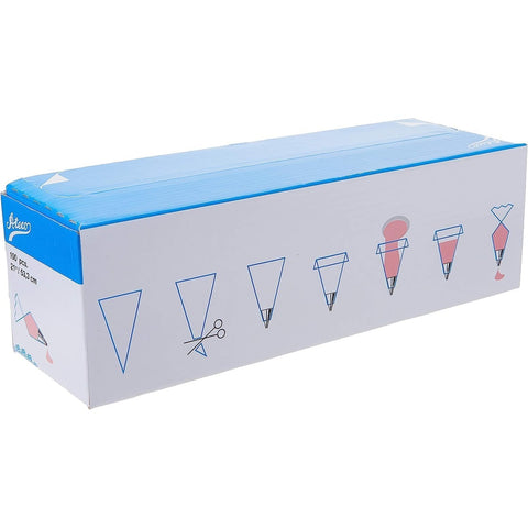 Ateco 4721 21" High-Grip Clear Disposable Pastry Bags - 100/Roll