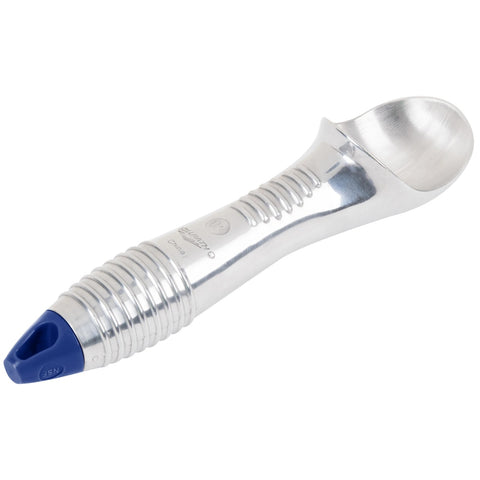 Vollrath 47275 3 oz. Cast Aluminum Ice Cream Scoop with Blue End Cap