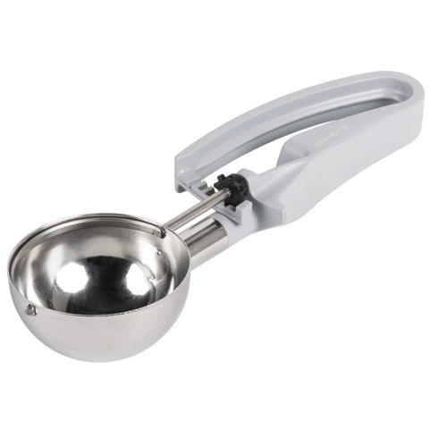 Vollrath 47391 Gray Squeeze Handle Disher - 3.7 oz Portion Scoop