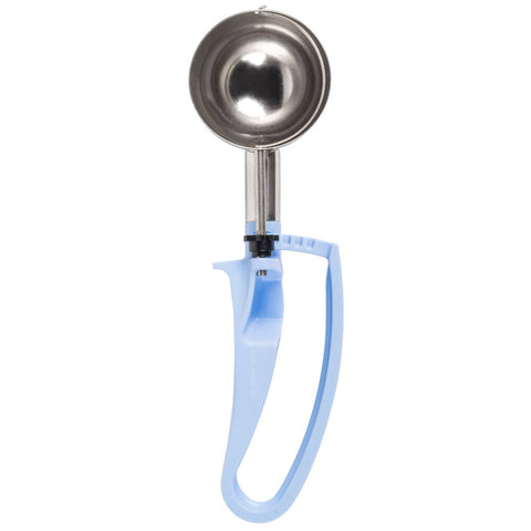 Vollrath 47394 Jacob's Pride #14 Sky Blue Squeeze Disher - 2.4 oz