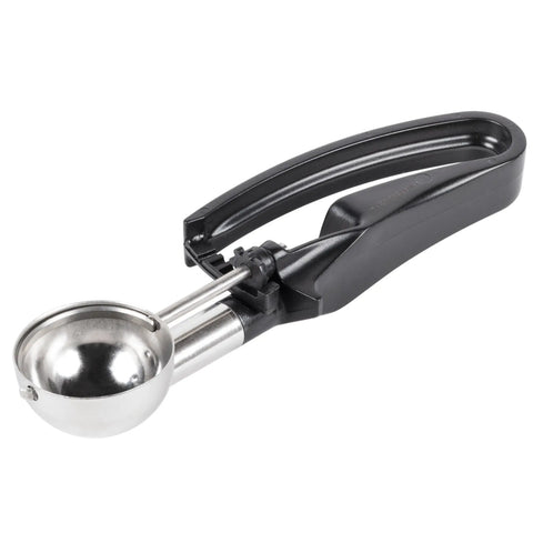 Vollrath 47398 Jacob's Pride #30 Black Squeeze Handle Disher - 1.13 oz.