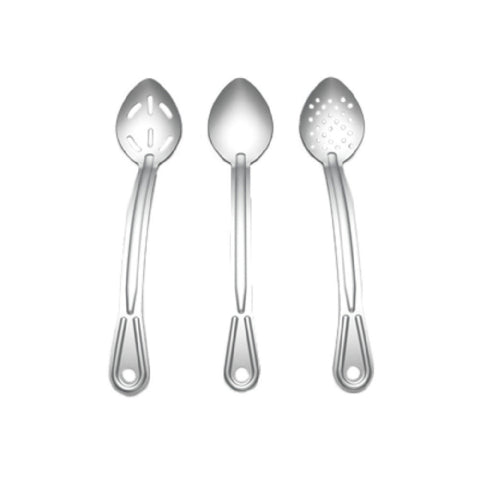 Browne USA Foodservice 4777 Renaissance 15" Slotted Basting Spoon, Stainless Steel