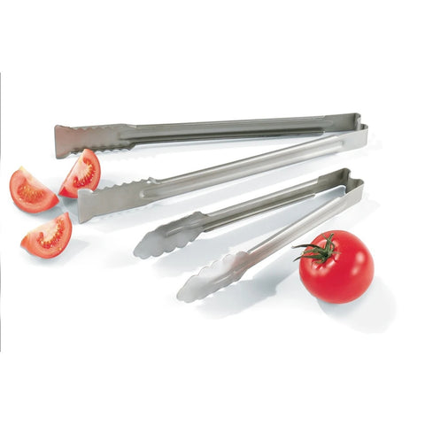Vollrath 4781610 16-Inch Heavy-Duty One-Piece Stainless Steel Scalloped Utility Tongs