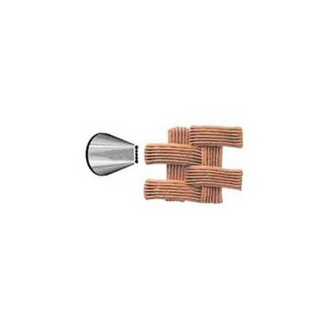 Ateco 47 Ribbon Pastry Tip - Stainless Steel Medium Basketweave Decorating Tip