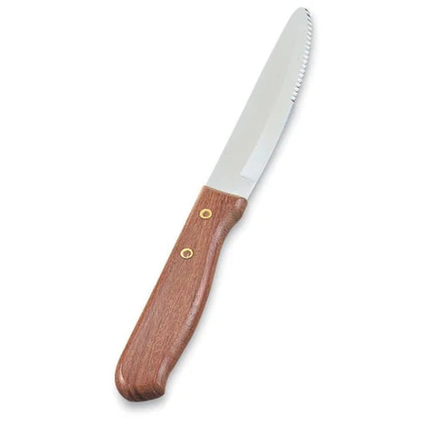 Vollrath 48148 5-Inch Wood-Handled Serrated Steak Knife