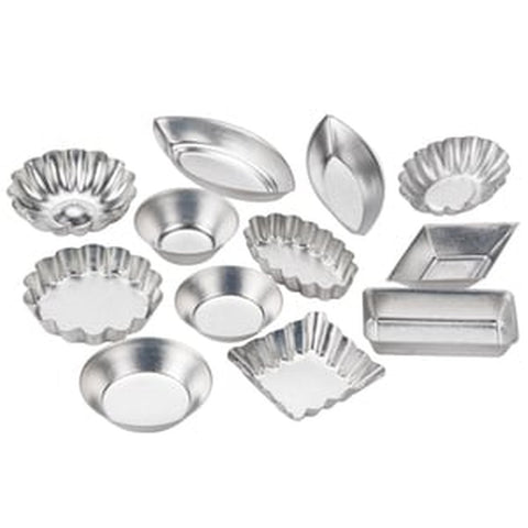 Ateco 4840 72-Piece Assorted Tartlet Mold Set