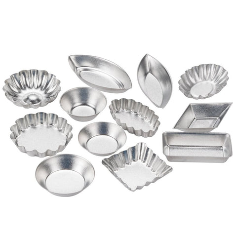 Ateco 4840 72-Piece Assorted Tartlet Mold Set