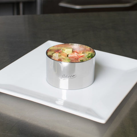Ateco 4901 Stainless Steel Round Food Ring Mold, 3" x 1-3/4"