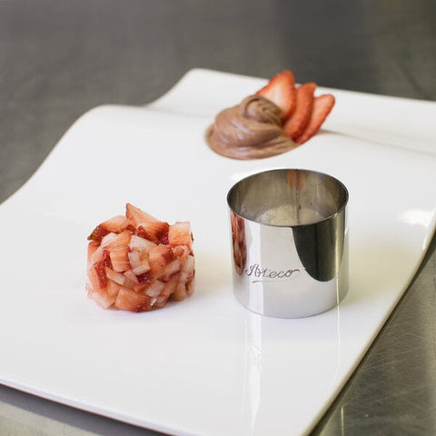 Ateco 4903 Stainless Steel Round Food / Cake Ring Mold, 2" x 1-3/4"