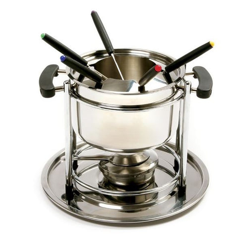 NORPRO 499 Stainless Steel Fondue Set, 10 pc.