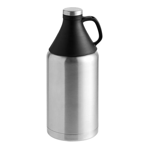 Franmara 5002-BU 64 oz. Triple-Wall Stainless Steel Beer Growler