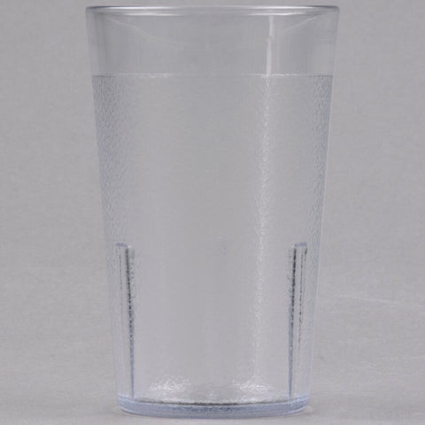 Cambro 500P152 Colorware 5.2 oz. Clear SAN Plastic Tumbler