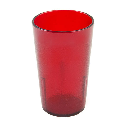 Cambro 500P2156 5.2 oz Ruby Red Colorware SAN Plastic Textured Tumbler