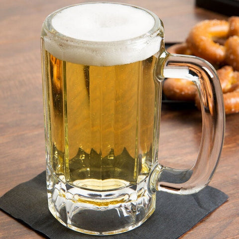 Libbey 5016 12 oz. Paneled Beer Mug