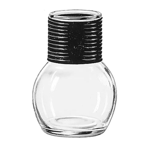 Libbey 5065 11.5 oz. Glass Hottle Server with Black Band