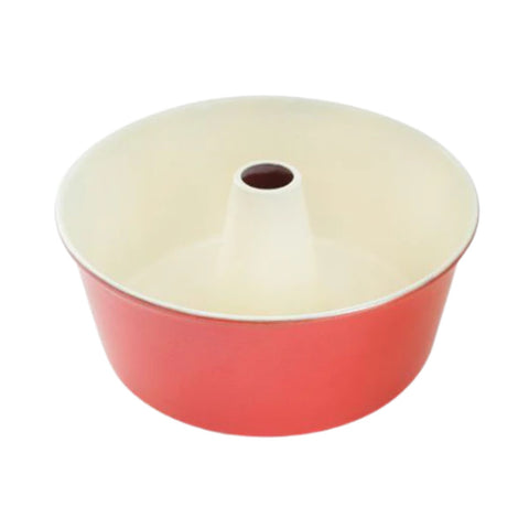 Nordic Ware 50922RD Angel Food Cake Pan, 16-Cup, Red