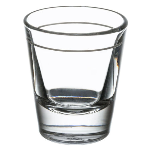 Libbey 5120/A0007 1.5 oz Whiskey Shot Glass with 1 oz Pour Line
