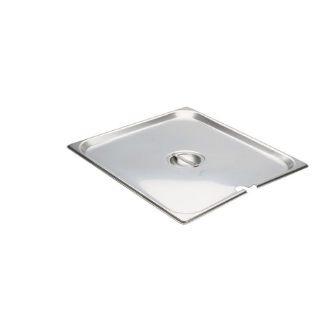 Libertyware 5120S Half Size Stainless Steel Steam Table Pan Cover, Flat Notched with Handle
