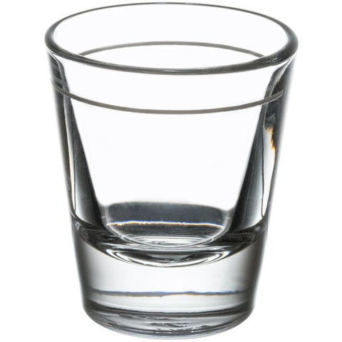 Libbey Glass 5120/A0007 1.5 oz. Whiskey Shot Glass with 1 oz. Pour Line