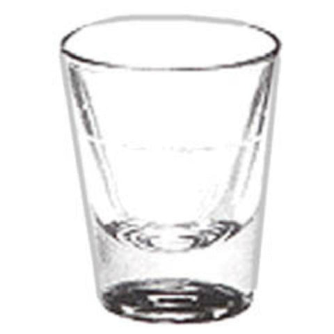 Libbey Glass 5121/S0711 1-1/4 oz. Whiskey Shot Glass Lined at 7/8 oz.