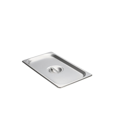 Libertyware 5130 - 1/3 Size Flat Solid Stainless Steel Steam Table Pan Cover