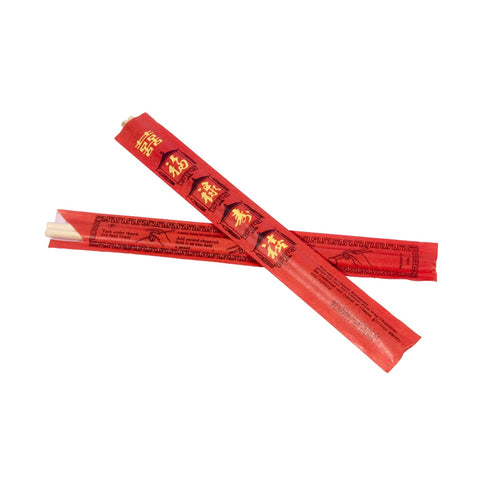 Town Equipment 51311/PK Individually Wrapped Bamboo Chopsticks, 9-3/4\" 100 Pairs per Bag