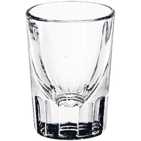 Libbey Glass 5135 1-1/4 oz. Fluted Whiskey Shot Glass
