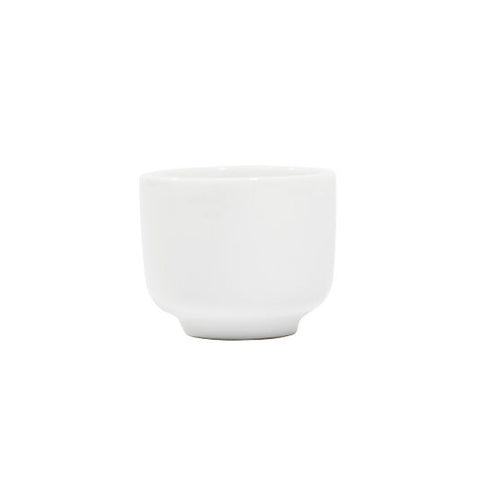Town Food Service 51401/DZ White Ceramic Sake Cup, 1.5 oz - Dozen