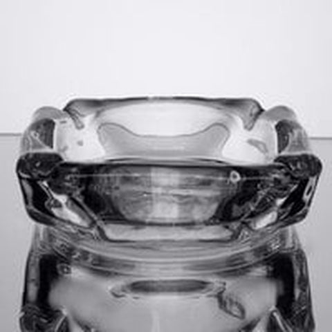Libbey Glass 5143 3-3/4" Square Clear Glass Ashtray