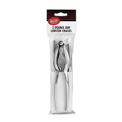 TableCraft Products 514 Double-Jaw Lobster Cracker, Chrome-Plated Metal