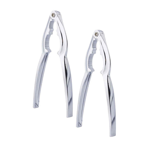 TableCraft Products 514 Double-Jaw Lobster Cracker, Chrome-Plated Metal