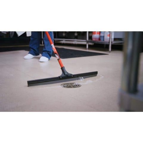 Libman Commercial 515 Floor Squeegee with Steel Handle, 24 in