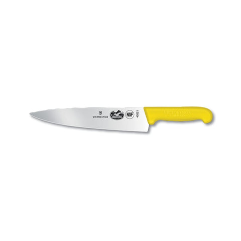 Victorinox 5.2008.25 10-Inch Chef's Knife with Yellow Fibrox Pro Handle