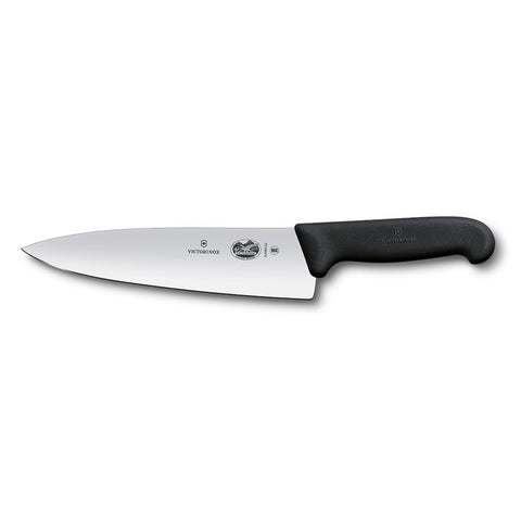 Victorinox 5.2063.20B Fibrox Pro 8" Chef's Knife with Black Handle