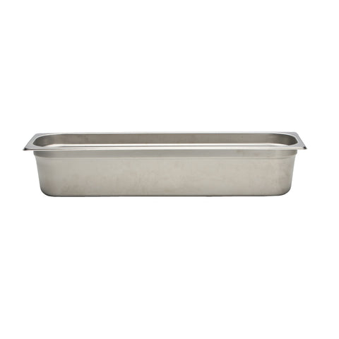 Libertyware 5224 Half Long 4" Anti-Jam Stainless Steel Steam Table Food Pan, 25 Gauge