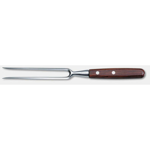 Victorinox 5.2300.18 Two-Tine BBQ Carving Fork with Wood Handle, 7 in