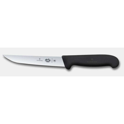 Victorinox 5.2803.15B Fibrox Fillet Knife, 6" Semi-Flexible Blade, Black Handle