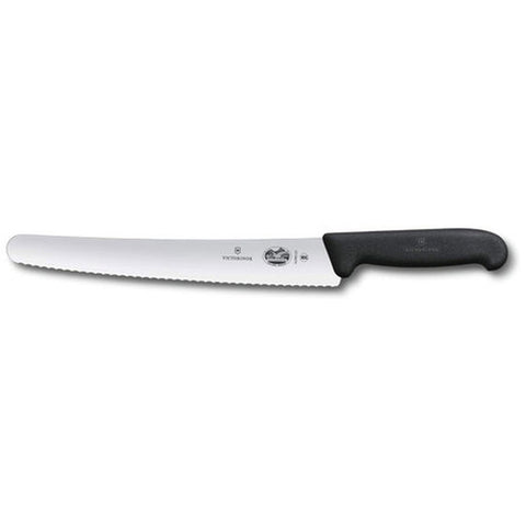 Victorinox 5.2933.26B 10.25 Inch Fibrox Pro Serrated Bread Knife with Black Handle