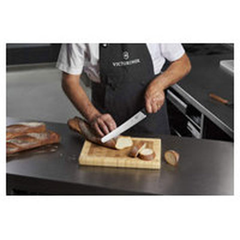 Victorinox 5.2933.26B 10.25 Inch Fibrox Pro Serrated Bread Knife with Black Handle