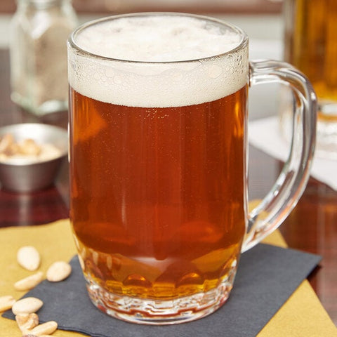 Libbey Glass 5303 - 19.5 oz. Thumbprint Beer Mug Stein