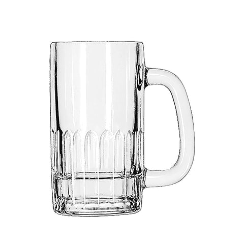 Libbey Glass 5309 Clear 12 oz Beer Mug with Handle