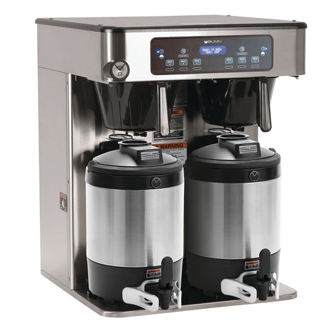 BUNN 53200.0100 ICB Twin Infusion Series Stainless Steel Automatic Coffee Brewer - 120/240V, 6000W