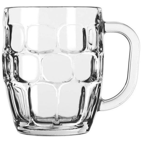 Libbey 5355 19.25 oz. Dimple Stein Beer Mug