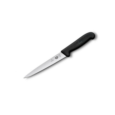 Victorinox 5.3703.18 7" Stiff Fillet Knife with Black Fibrox Pro Handle