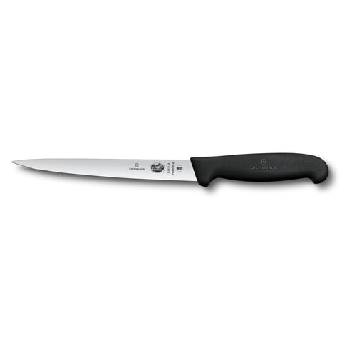 Victorinox 5.3813.18B Fibrox Filleting Knife 7 in.