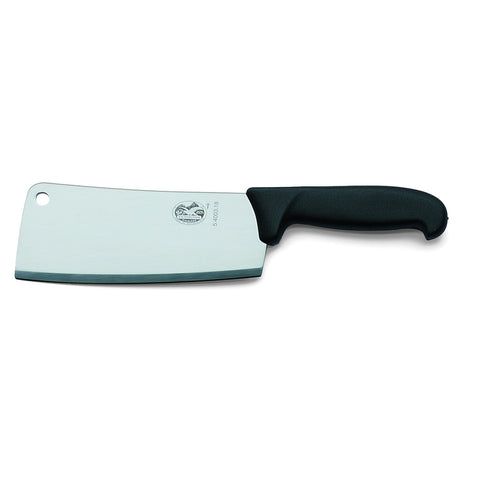 Victorinox 5.4003.18 7" Pro Kitchen Cleaver with Black Fibrox Handle