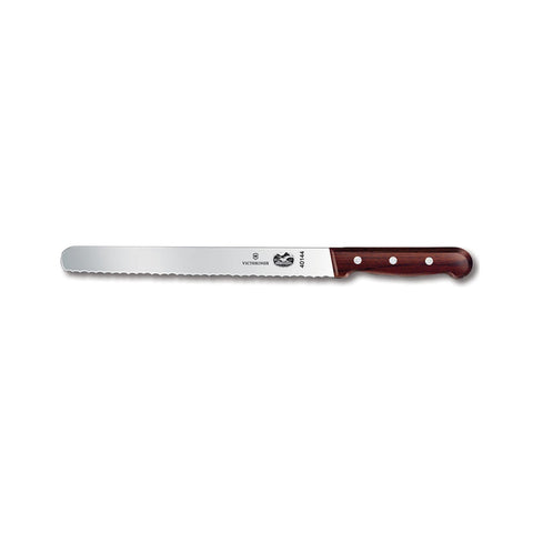 Victorinox 5.4230.25 Serrated Slicer Knife with 10" Rosewood Handle Blade