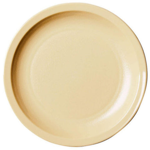 Cambro 55CWNR133 - 5.5" Camwear Polycarbonate Narrow Rim Plate, Beige