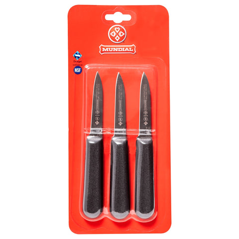 Mundial 5601-MULTIBKT Chef's Style Paring Knife 48-Piece Assorted Color Bucket