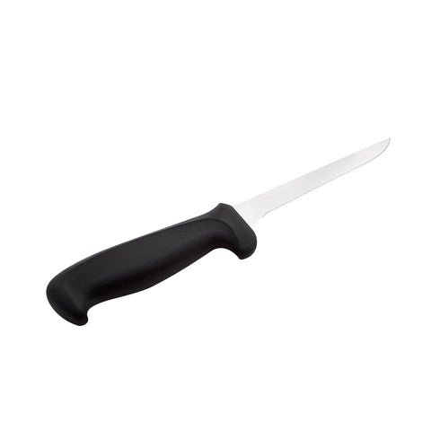 Mundial 5615-6 1/4 Extra-Wide Stiff Boning Knife, 6.25-Inch, 5600 Series, Black